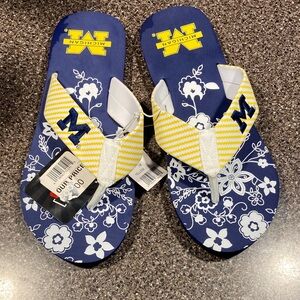 New University of Michigan women’s Flip Flops